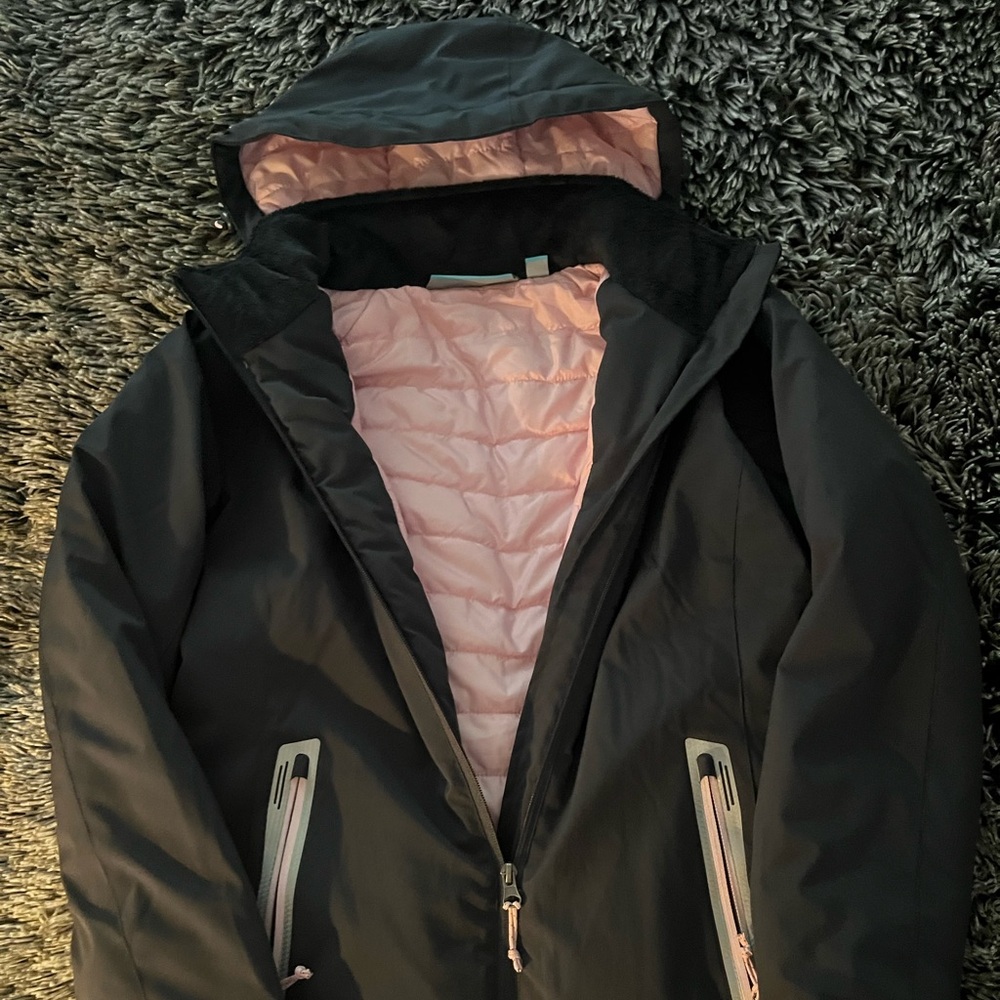 Free Country Dark Gray Winter Coat Size Small